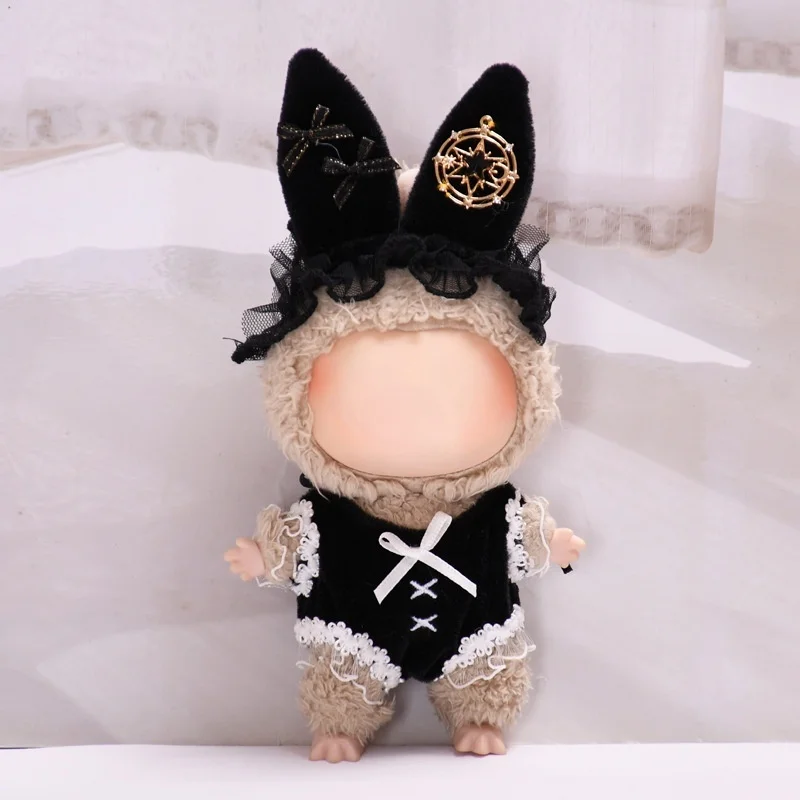 Tylko Ubrania Siedząca Impreza Druga Generacja Blind Box 17 cm Ubranka dla Lalek Śliczna Królicza Pokojówka Seria.