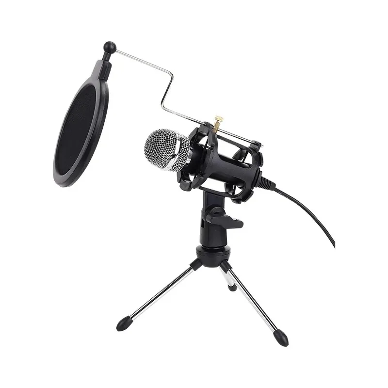 for  Condenser Microphone Karaoke Recording Home Computer Online Class Equipment Mobile Phone Live Mic Set