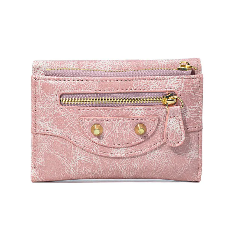 Rivet Ladies Wallet Multi-Functional Large-Capacity Coin Purse Card Case Multi-Slot Design for Women Carteras Para Mujer