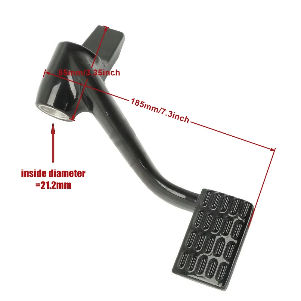 Black Forward Controls Rear Foot Brake Lever for  Sportster 04-13 07 11 06