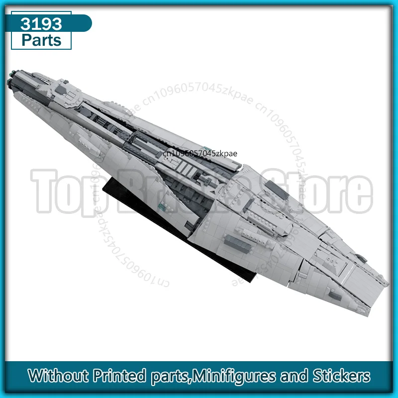 Klocki konstrukcyjne Space MOC Klasy Dauntless Heavy Cruiser Model w skali 1:1455 Klocki DIY Kolekcja Kreatywne zabawki Prezent świąteczny
