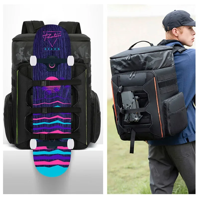 Drone Gym Backpack Large Capacity Aerial Photography Camera Training Luggage Bag Dry Wet Outdoor Travel Camping Trip Rucksack