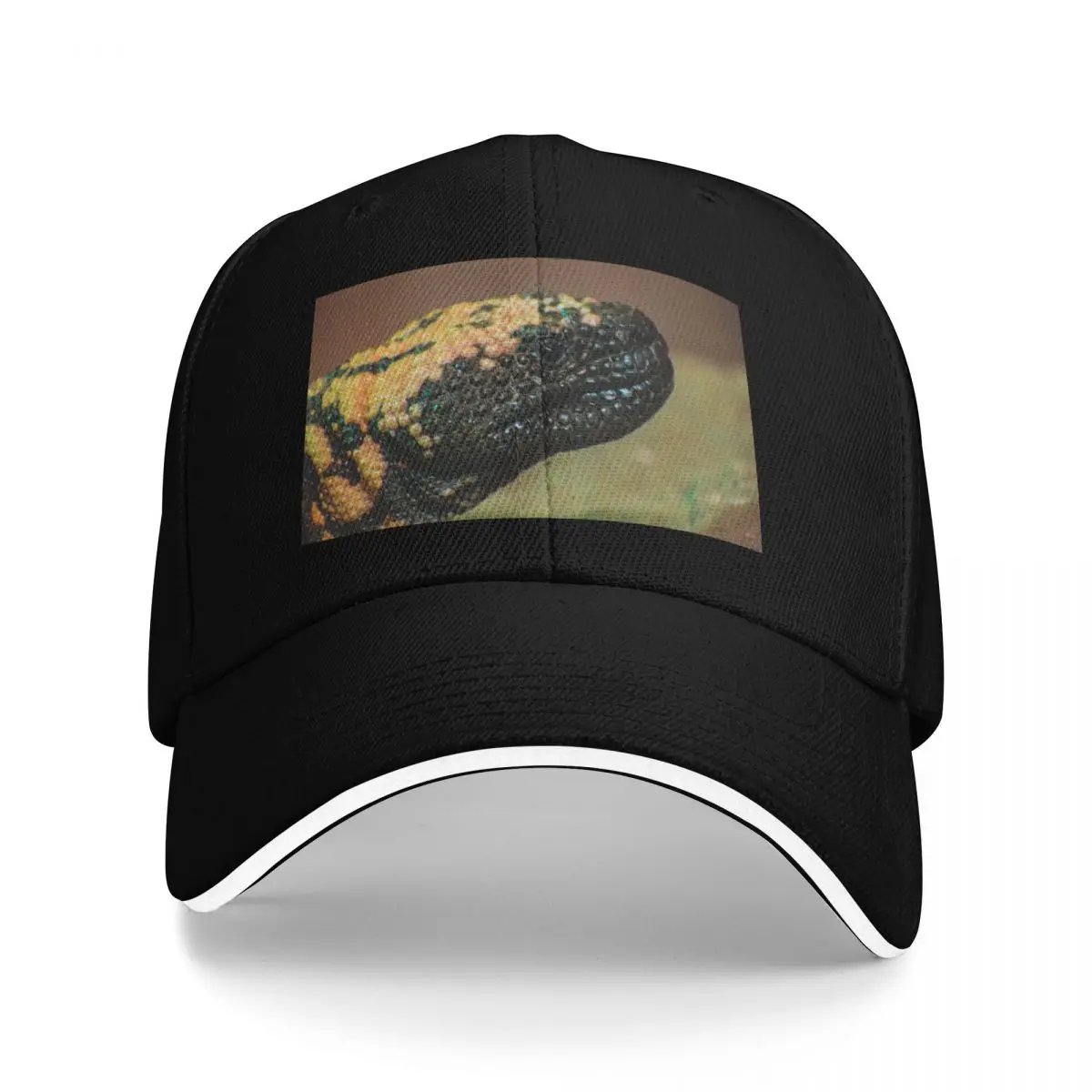 

Gila Monster Baseball Cap summer hat Rugby Big Size Hat Mens Caps Women's