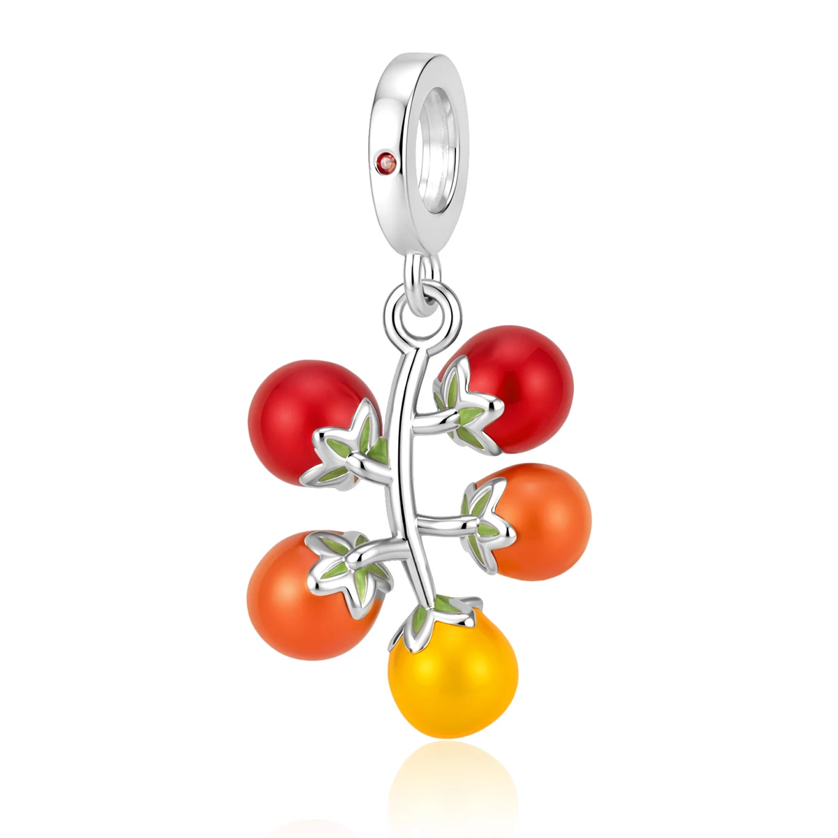 Pan Charms Fall Tomato Farm Plant Pendant Fit Original Bracelet Jewelry DIY Thanksgiving Christmas Graduation Birthday Gift Her