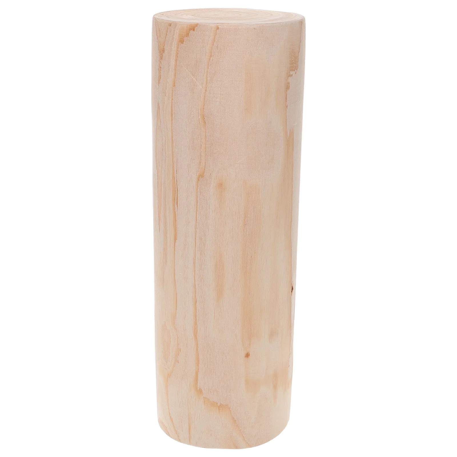 Wooden Round Decorative Garden Fence Stumps Rustic Natural Wood Stump Planter for Yard Flower Bed Border Wedding Party Outdoor