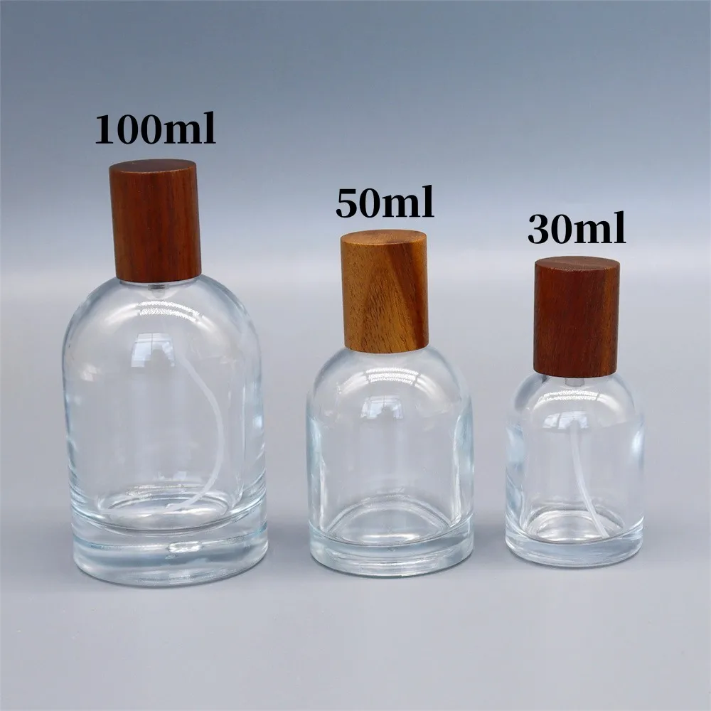 1pc 30ml 50ml 100ml Clear Perfume Bottles Travel Pocket Glass Spray Bottles Empty Bottles Mist Spray Bottles Dispenser Atomizer