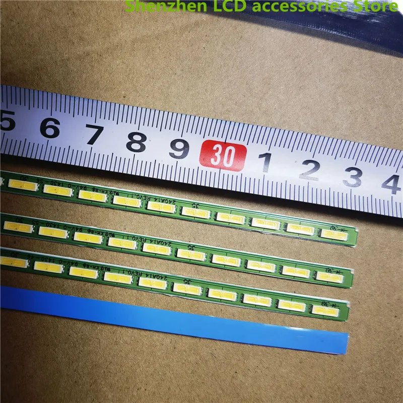 LED Backlight Strip ใหม่100% ใหม่สำหรับ Dell 24นิ้ว U2412MB 6916L-1057A LM240WU8 SLD1 39LED 33.6ซม.