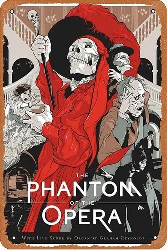 The Phantom of Opera vintage metal tin bar wall decor poster