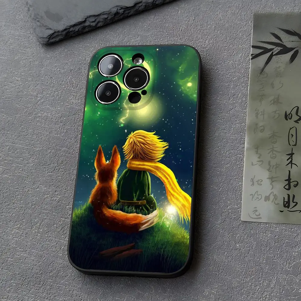 Cartoon Little Prince Phone Case for iphone 14 13 11 15ProMax 12 Pro Xs Max Mini Xr X 7 8 6 6s Plus Funda Covers