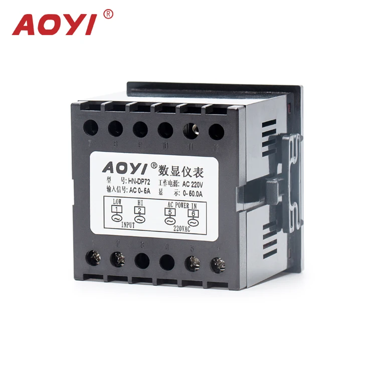 HN-DP72 Display digitale AC e DC tensione e amperometro HZ Meter contagiri