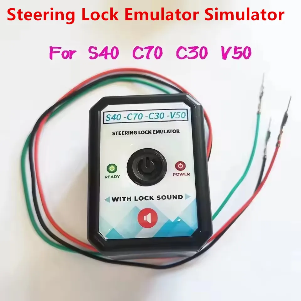 Steering Lock Emulator With Sound Plug and Play For Volvo S40 C70 C30 V50 Steering Lock Emulator Simulator No Need Programming