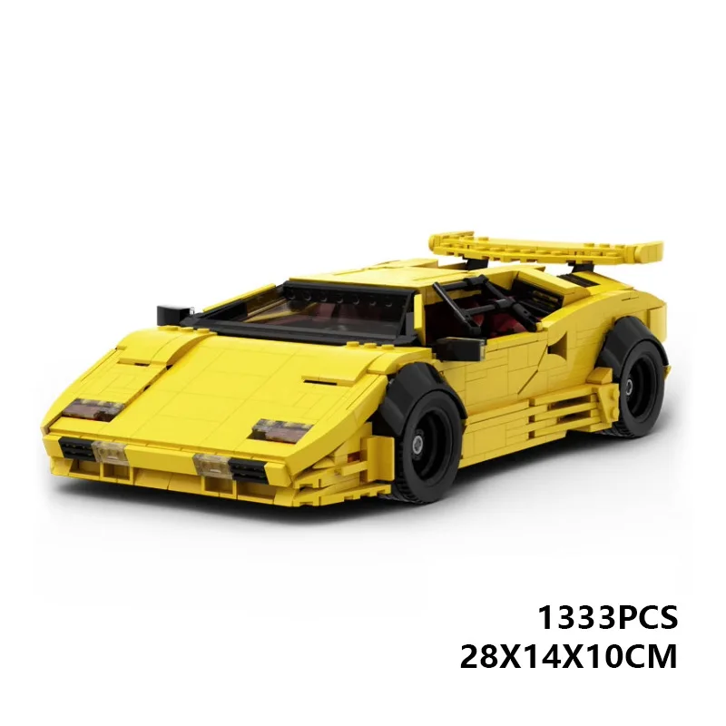 

MOC RamboS Super Racing blocks compatible with LEGO small particle car model toys Puzzle assembled model holiday gift ornaments