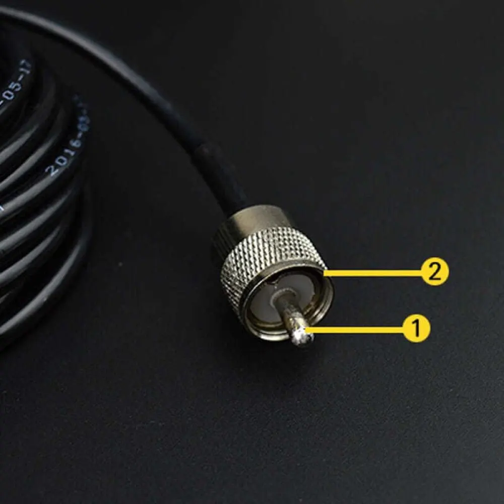 Vehicle Magnetic Mount Base For Radio Antenna 5m High Quality Cable Universal Adapter For Two Way Intercom Hardware