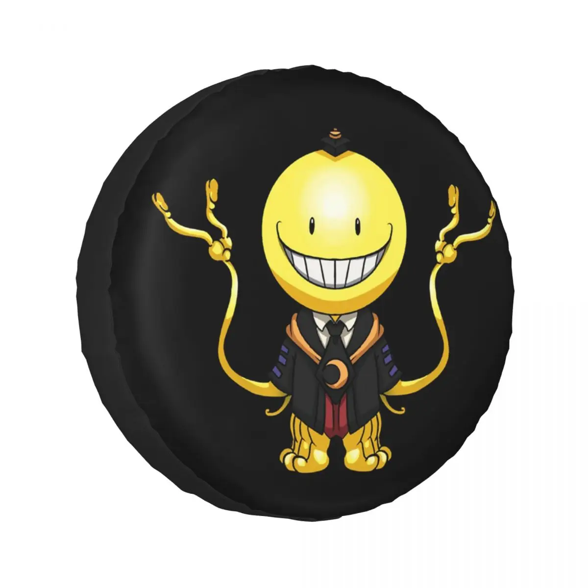 

Custom Assassination Classroom Octopus Koro Sensei Spare Tire Cover for Jeep SUV RV 4WD Trailer 4x4 Wheel Protector Covers