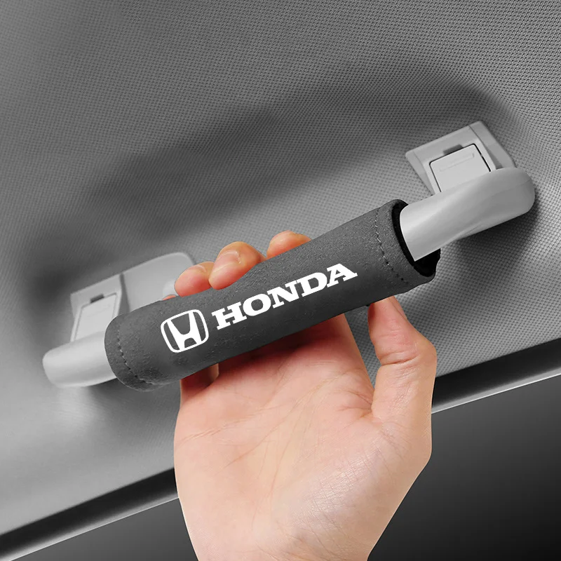 Cubierta protectora para manija Interior de coche, guantes de techo para Honda Mugen Jazz Insight Freed Fit CRV Civic Accord City, accesorios, 1 ud.