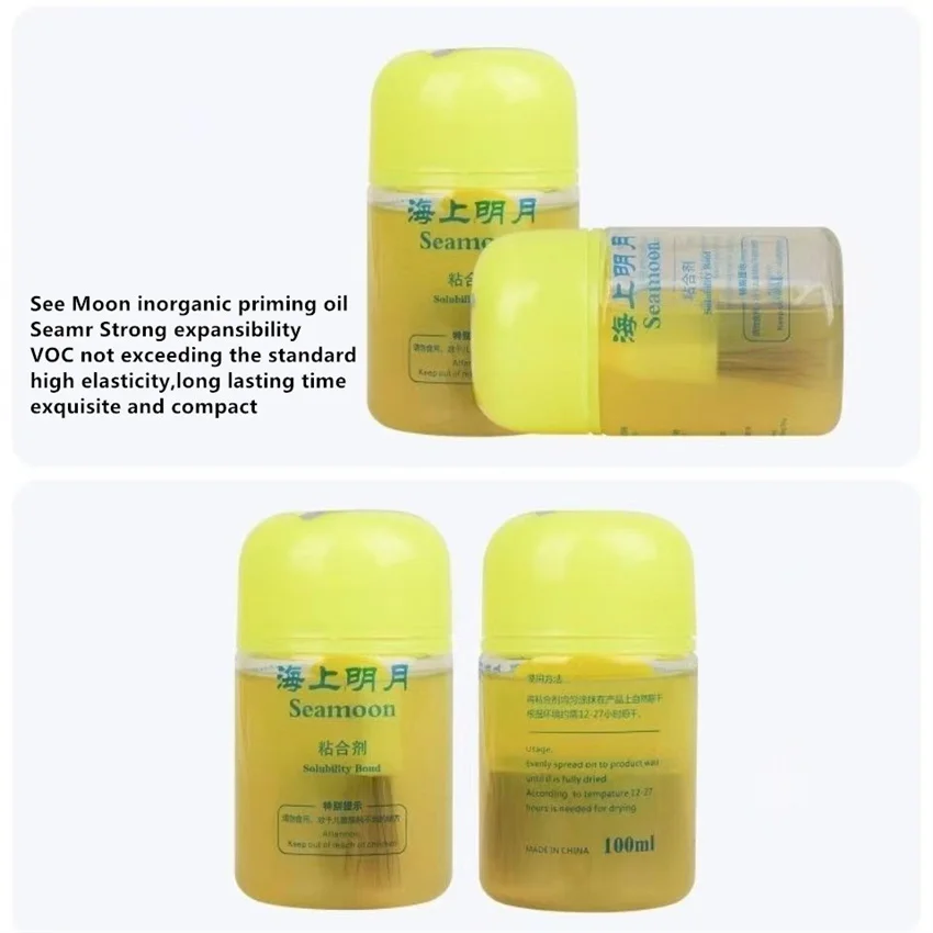 New Table Tennis Racket HAIFU SEA MOON Professional Table Tennis Rubber Solubility Bond Booster/ Bond Oil/ VOC Tune Glue 100ML