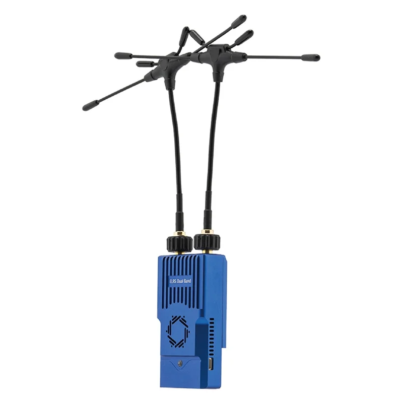 QWE-C3 nano gemini tx 915m/2.4g comutação de frequência dupla com nano para micro caixa adaptador para fpv drone de longo alcance peça diy