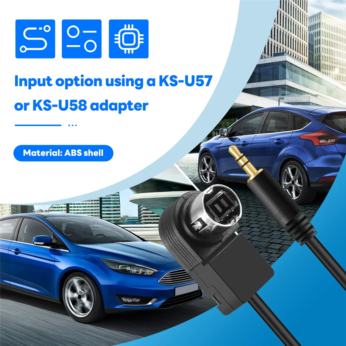 Новый автомобильный мини-разъем 3,5 мм для ALPINE/JVC Ai-NET 4 фута 100 см Aux автомобильный аудиокабель подходит для адаптера для телефона