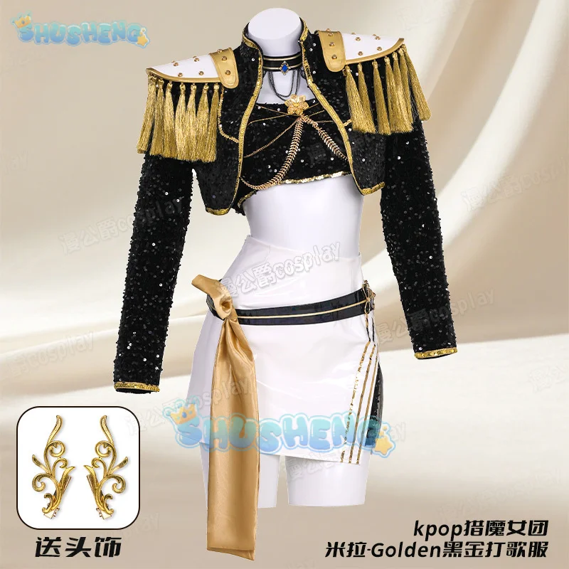 

KPop Demon Hunters Mira Cosplay Costume Uniform Halloween Carnival Party Christmas Play Role Clothes Clothing for Women
