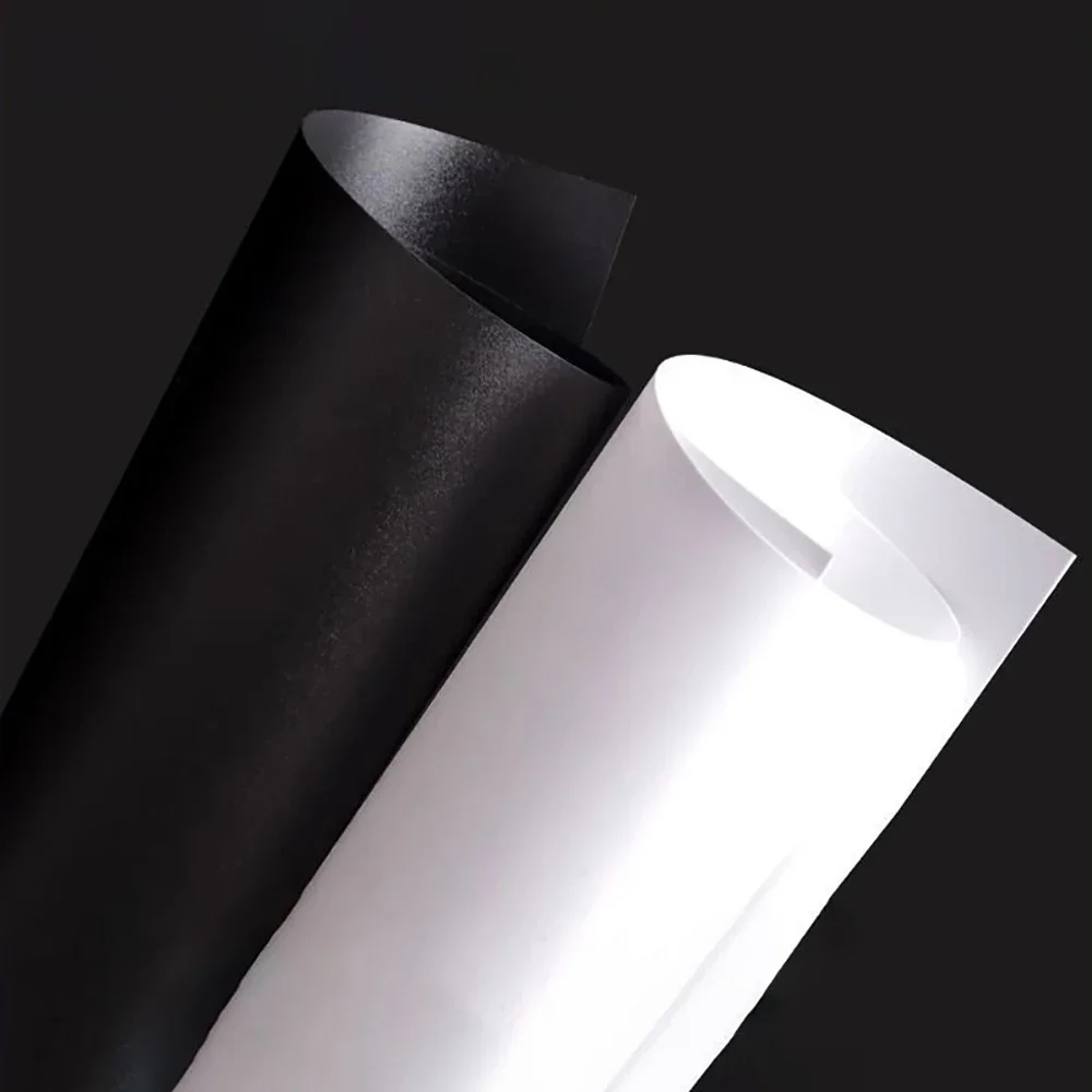 سمك 0.3/0.4/0.5/0.6 مللي متر ورقة PP سوداء غير لامعة سهلة القطع خفيفة الوزن لوحة من البولي بروبيلين لمشاريع الحرف اليدوية