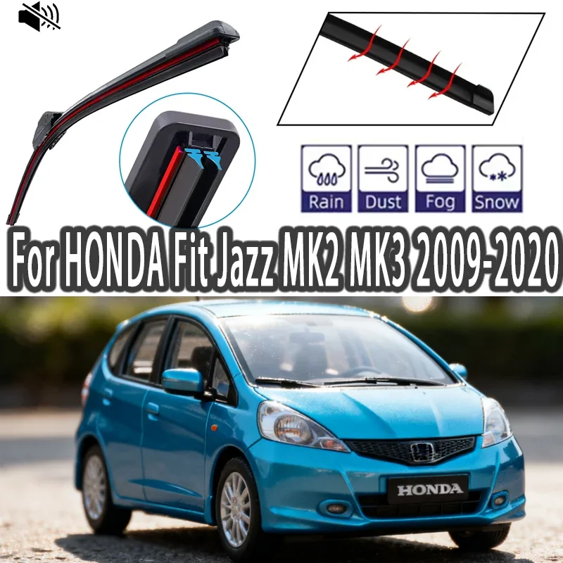 

Suitable for HONDA Fit Jazz MK2 MK3 front wiper blade brush knife accessories 2009-2020 2015 2016 2017 2018 2019 2020