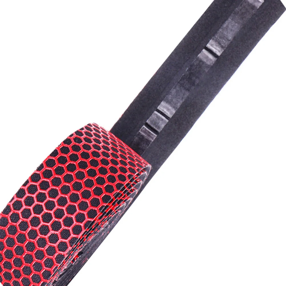 

1 set Anti-Slip Handlebar Tape Red Durable Cushioned Grip For Mountain Bike Road Bicycle Shock Absorbing Wrap Handlebar Strips