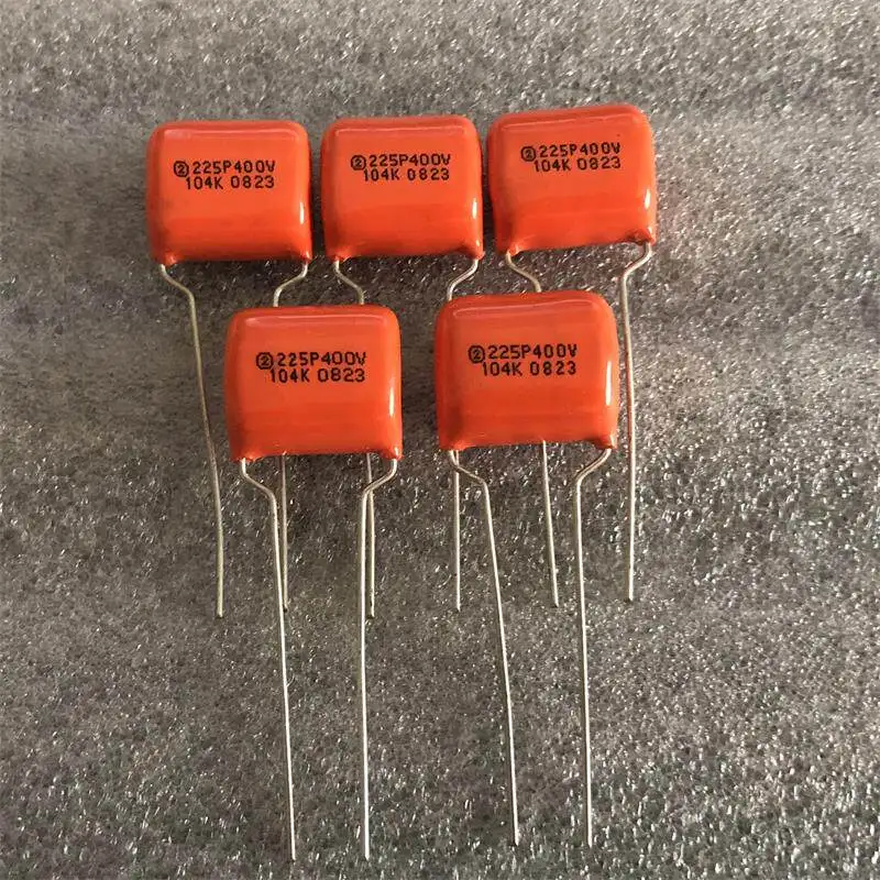 50pcs   Brandnew for SPRAGUE 225P Series 0.1UF 400V 104K Audio Coupling Non-Polar Capacitor