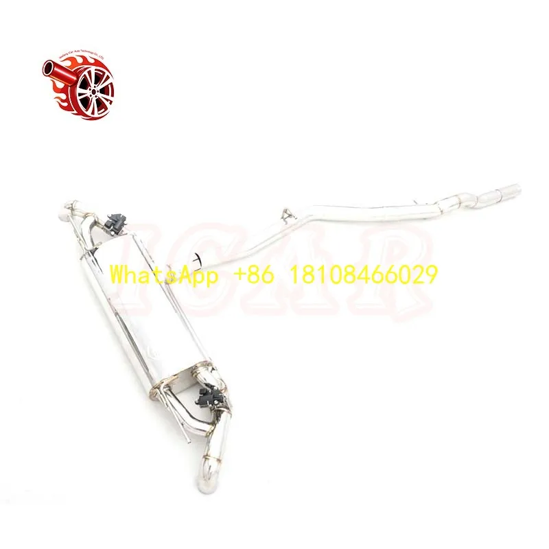 

Exhaust System 304 Stainless Steel Muffler Valvetronic Valved Pipes