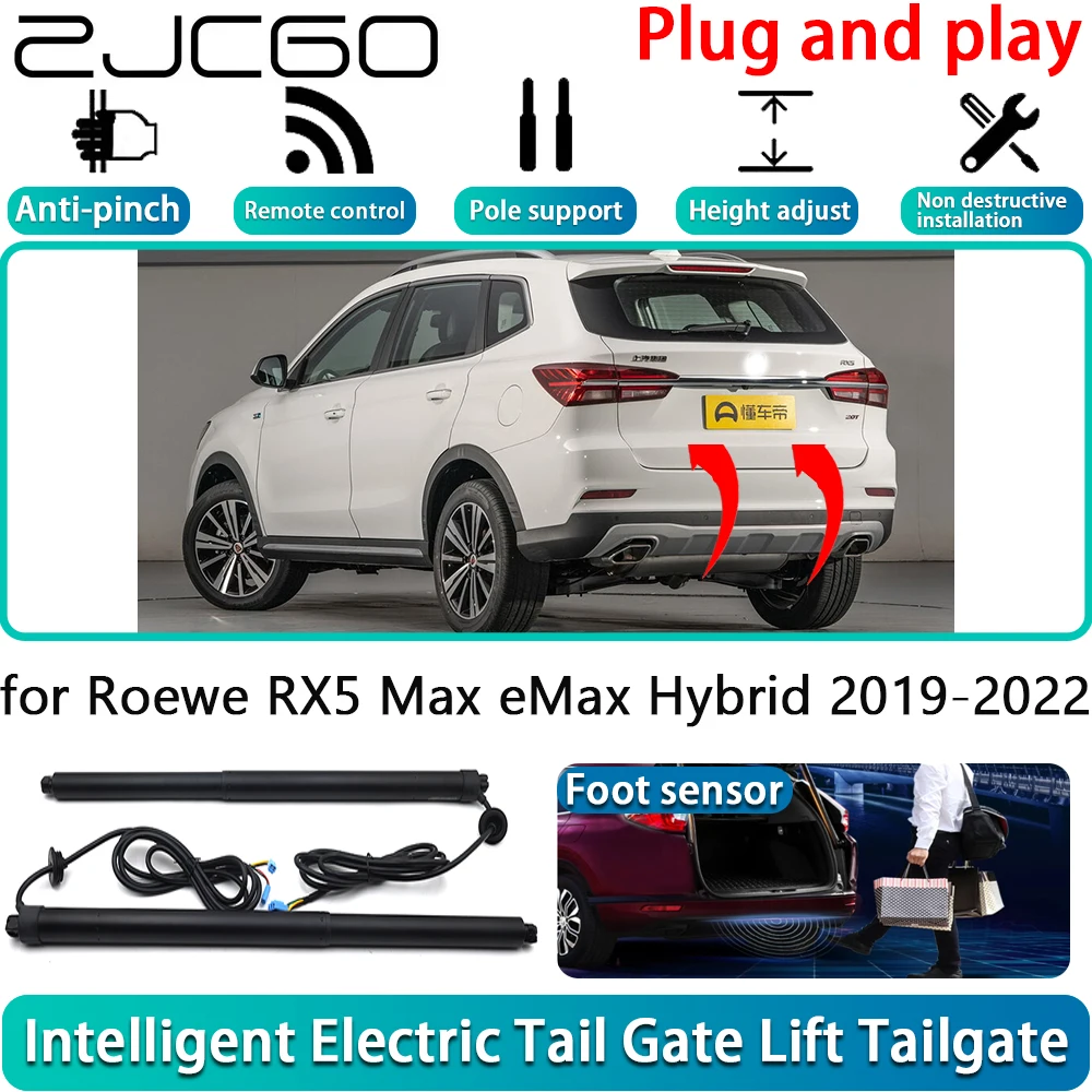 for Roewe RX5 Max eMax Hybrid 2019-2022 Car Electric Powered Tailgate Power Liftgate Automatic Tailgate System With Foot Sensor