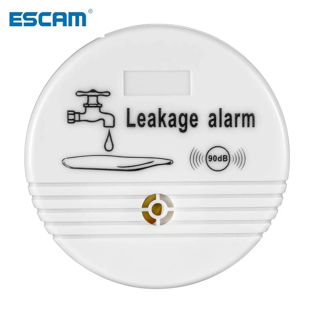 Home Alarm Water Leakage Alarm Detector 85dB Independent Water Leak Sensor Detection Flood Alert Overflow Security Alarm System