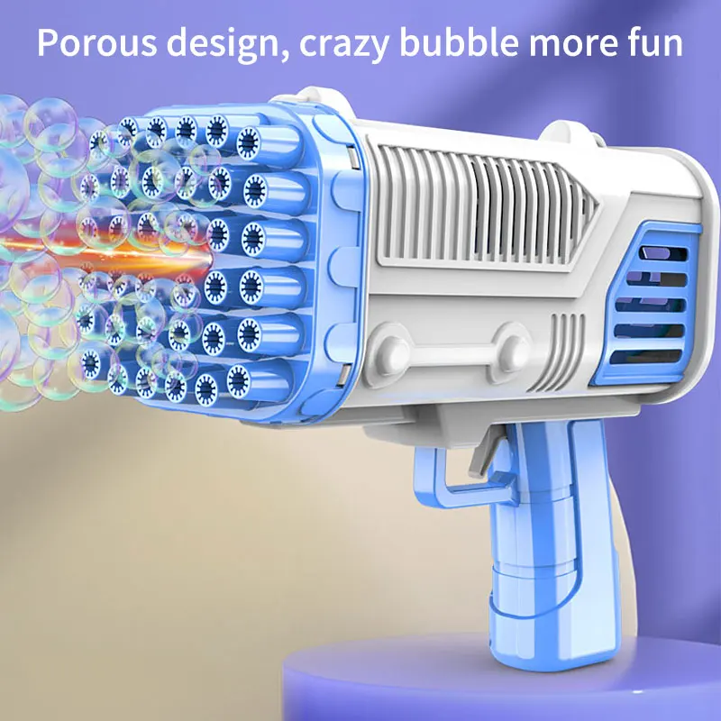 Bubble Machine Gun, 36 Holes Bubble Gun Bubbles Kids Toys for Toddlers Boys Girls Age 3 4 5 6 7 8 9 10 11 12 Year Old