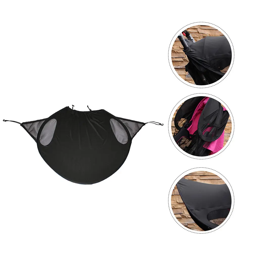 1 قطعة عربة أطفال مظلة شمسية متعددة الأغراض شبكة ناموسية مغطاة بالكامل مع حماية من الأشعة فوق البنفسجية ظل قابل للتمدد للاستخدام الخارجي