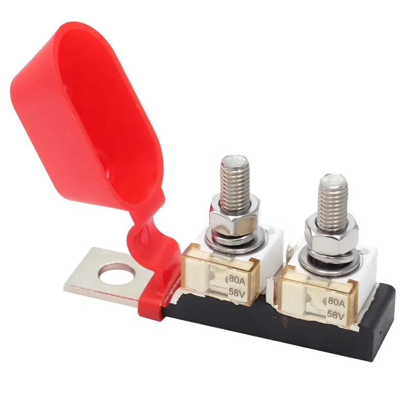 MRBF Terminal Fuse Block, Double Studs (1/4