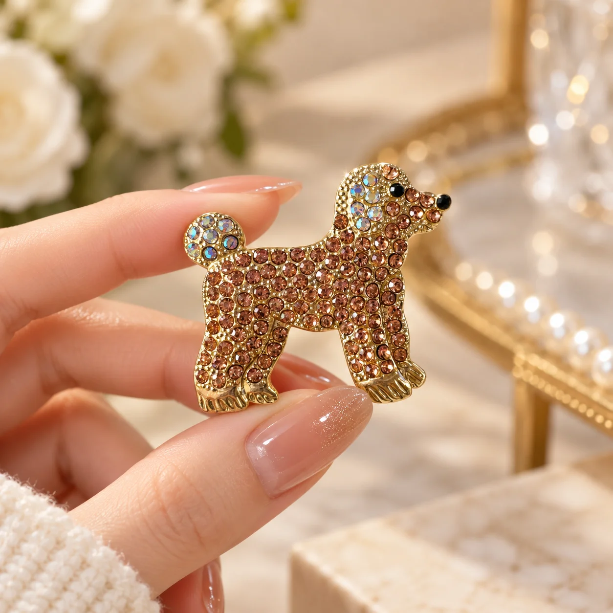 Golden Puppy Brooch for Women, - Summer Clothing Recommendations recension och pris
