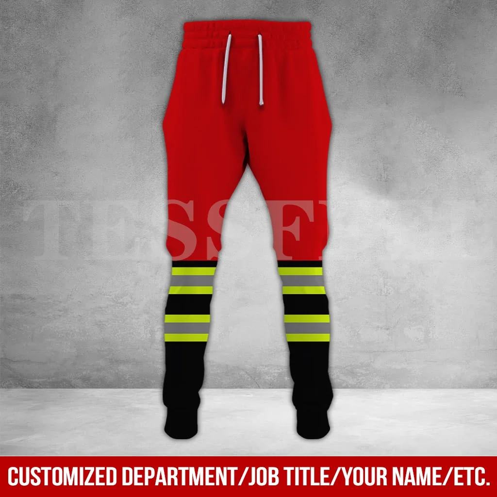 تيسفل وورك لوجر اسم مخصص لومبرجاك 3DPrint بنطال رجالي غير رسمي موضة جديدة ملابس الشارع الخريف فضفاض السراويل الرياضية X #5