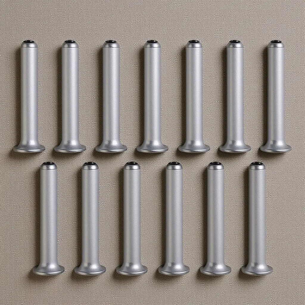 10Pcs Umbrella Repair Parts Alloy Rivet Nut Insert Connectors Portable Folding Travel Umbrella Frame Replacement Stretcher Nails