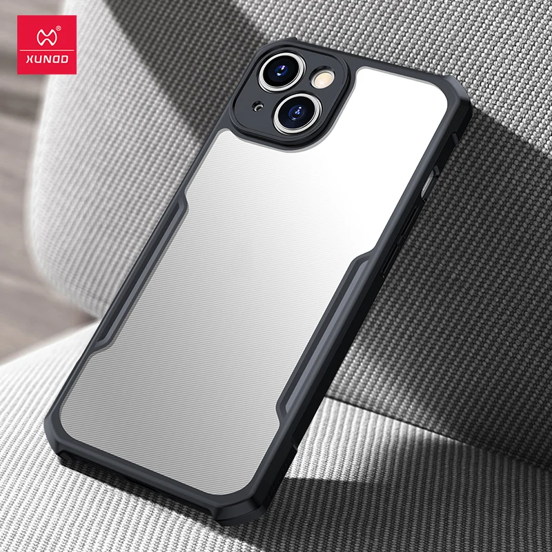 Custodia Xundd per iPhone 15 15 Plus 14 13 12 15 Pro Max custodia Airbag custodia antiurto per fotocamera e protezione dello schermo Cover