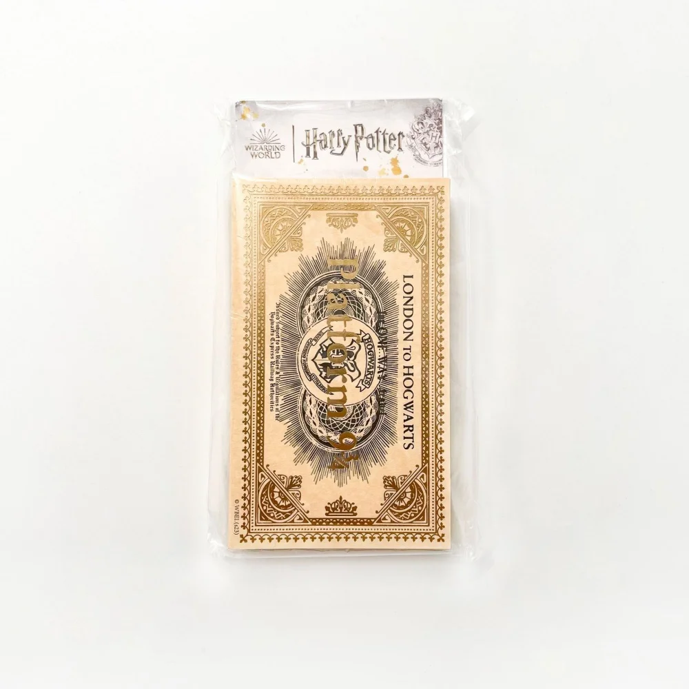Boleto Auténtico del Expreso de Hogwarts de Harry Potter, Plataforma 9 3/4 Núm. 257, Boleto Coleccionable del Mundo Mágico para Cosplay, Regalos y Accesorios