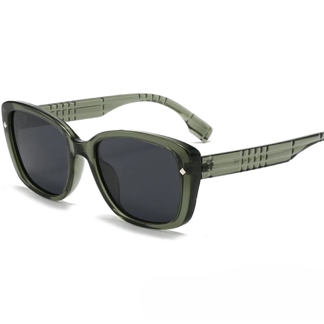 2025 Новые модные поляризационные солнцезащитные очки - модные высококачественные классические клетчатые дужки с защитой от ультрафиолета, роскошные эффектные оттенки