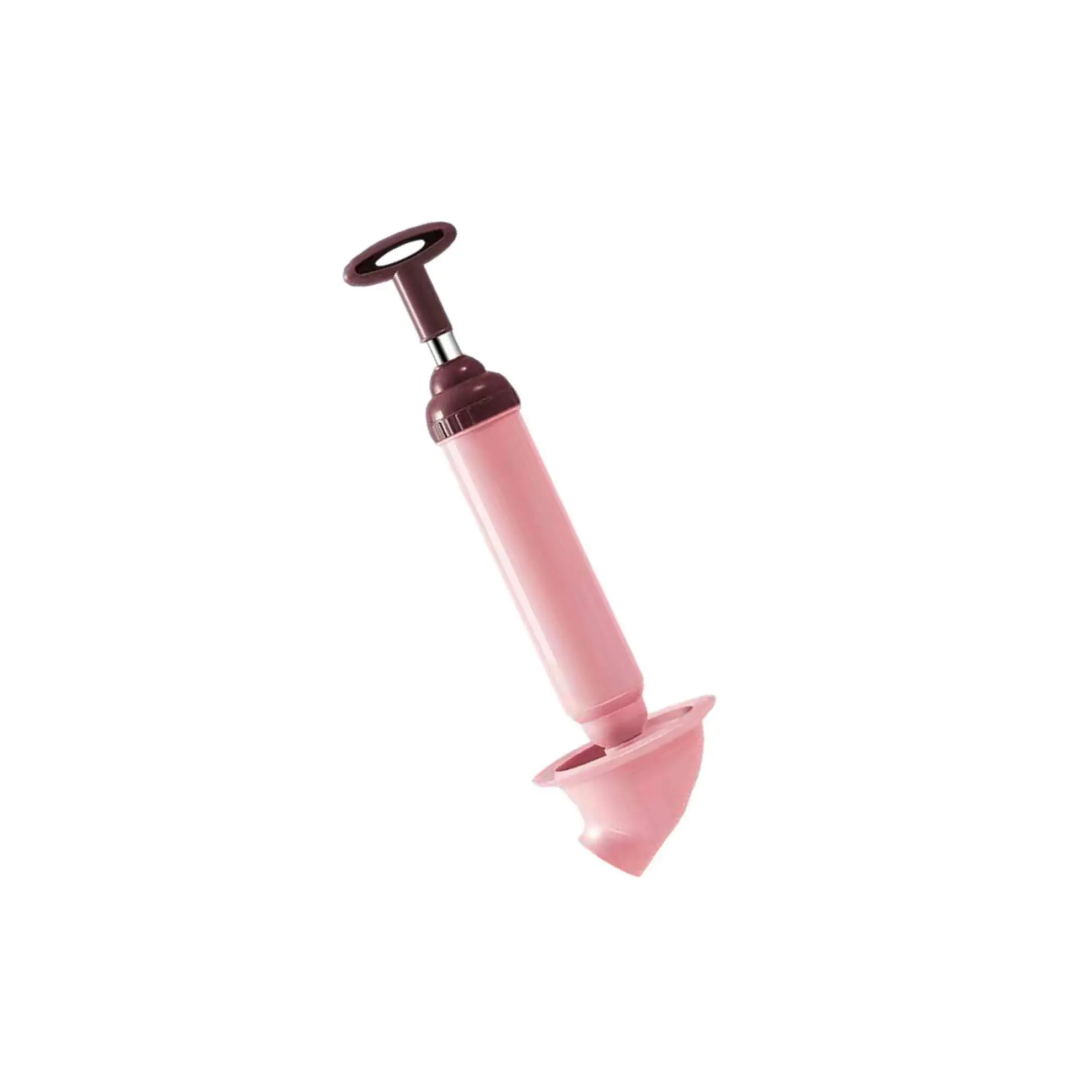 

Toilet Air Plunger Accessories for Household Toilet Sewer Dredging Plunger Pink