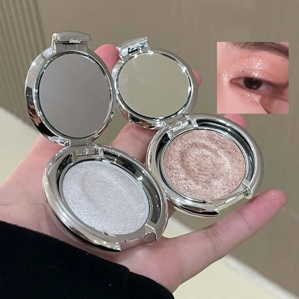 البطاطس المهروسة بريق تمييز سطع مقاوم للماء الوجه كونتور طقم مكياج بيرليسسينت لامع عينيه الكذب دودة القز