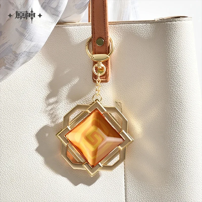 سلسلة مفاتيح Genshin Impact Vision Mondstadt Liyue Inazuma Sumeru 7 عناصر Anemo Geo Electro Dendro Pyro Hydro Cryo لعبة تحت عنوان #3