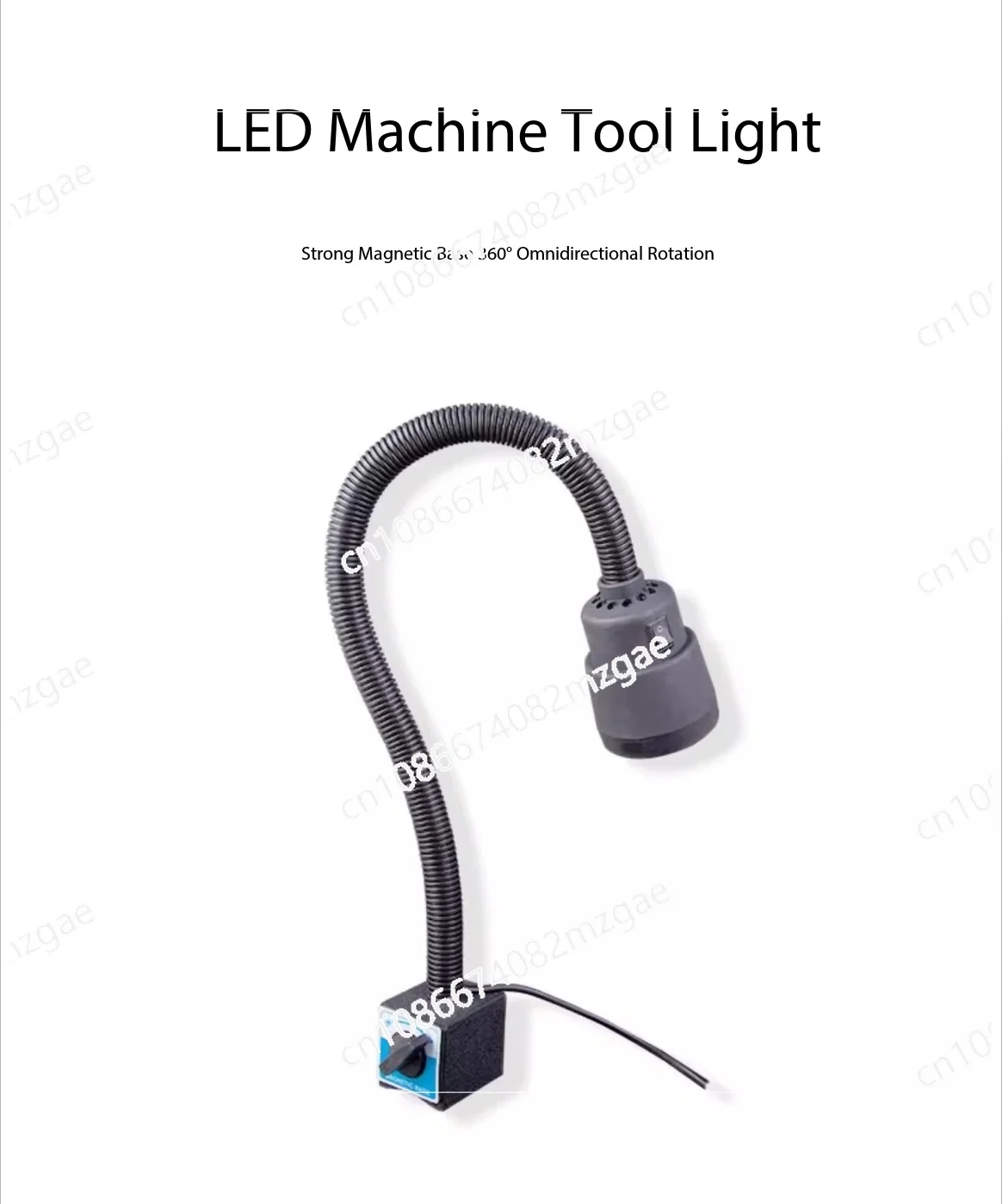 

Рабочий светильник для станков, светодиодный рабочий светильник с магнитным основанием, 220 В, рабочий светильник для станков, аксессуары для сверлильных и фрезерных станков
