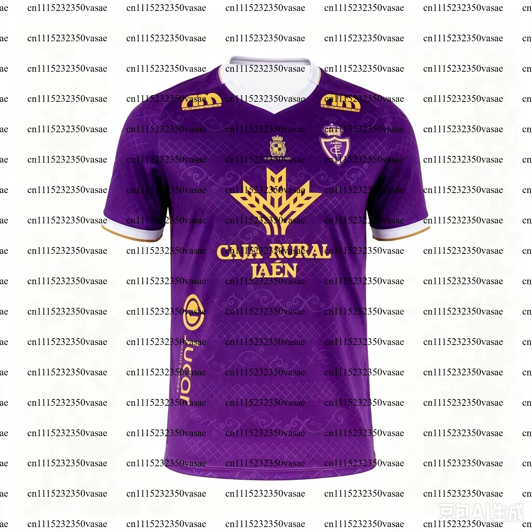 2026 Real Jaén 3D Print Football Jersey Men Women Summer Sports Oversize T-shirt Breathable Quick Drying Streetwear Clothing