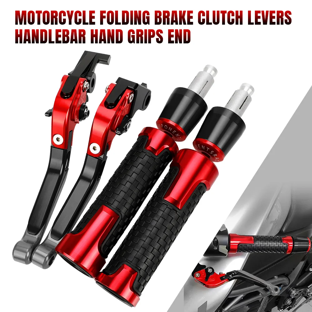 

Motorcycle Brake Clutch Levers Handlebar Handle bar Hand Grips ends For HONDA CB500F 2013 2014 2015 2016 2017 2018-2023