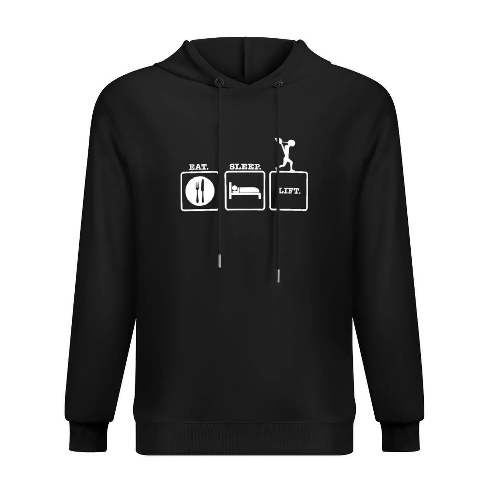 

Christmas Gift Eat Sleep Lift weightlifting RP359 Best Product Hoodie male clothes men wear fashion men autumn hoodie