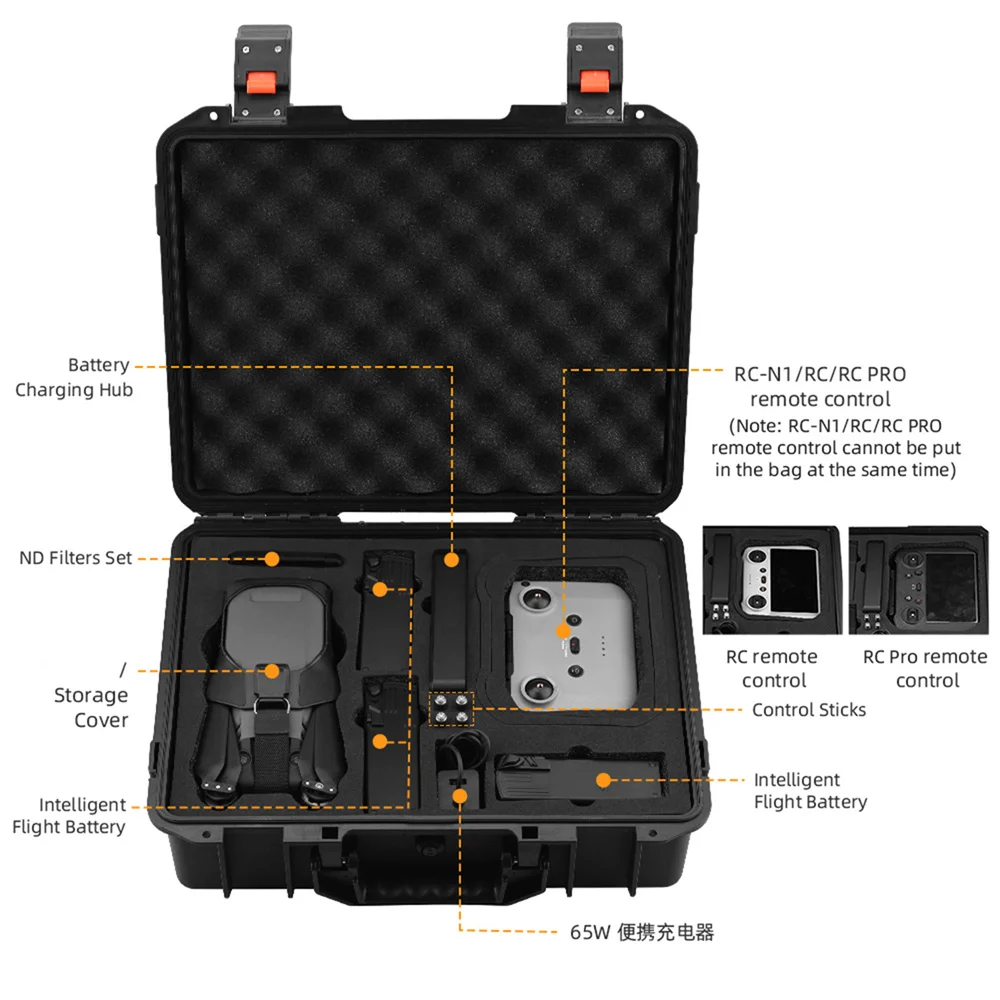 Drone Protector Storage Box Travel Carrying Case Hardshell Waterproof Protector Bag for DJI Mavic 3 Classic Handbag Accessories