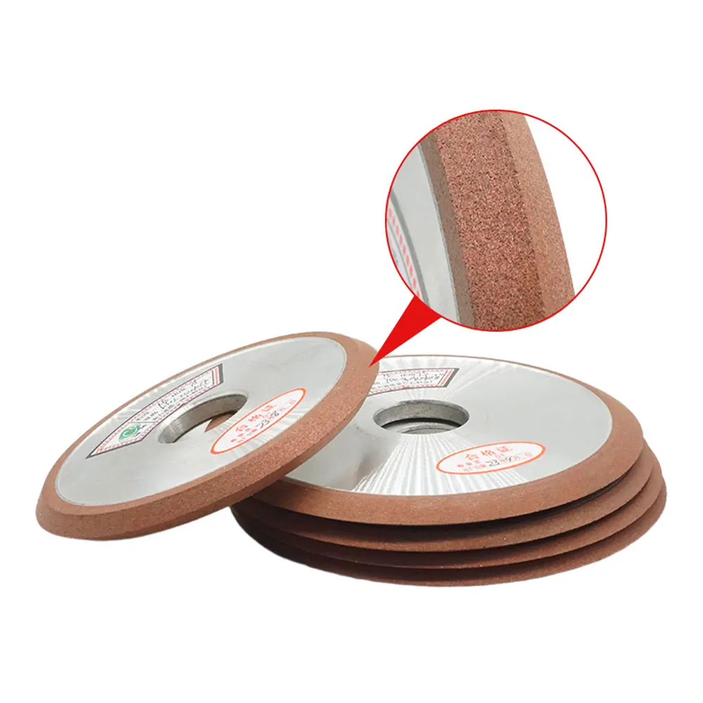 Resin Bond Diamond Grinding Wheel Double Side Bevel 60°90° For Carbide Tools PCD Ceramic Bearing Sharpening