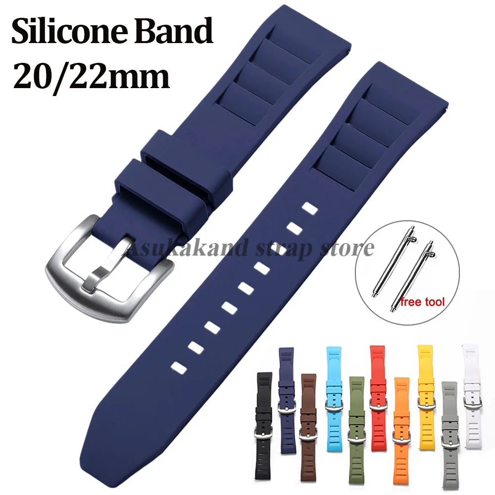สายนาฬิกาซิลิโคน 20 มม.22 มม.สําหรับ Huawei GT5/GT4/GT3 สร้อยข้อมือผู้ชายผู้หญิงกีฬา QUICK RELEASE สําหรับ Xiaomi สมาร์ทสายนาฬิกายาง