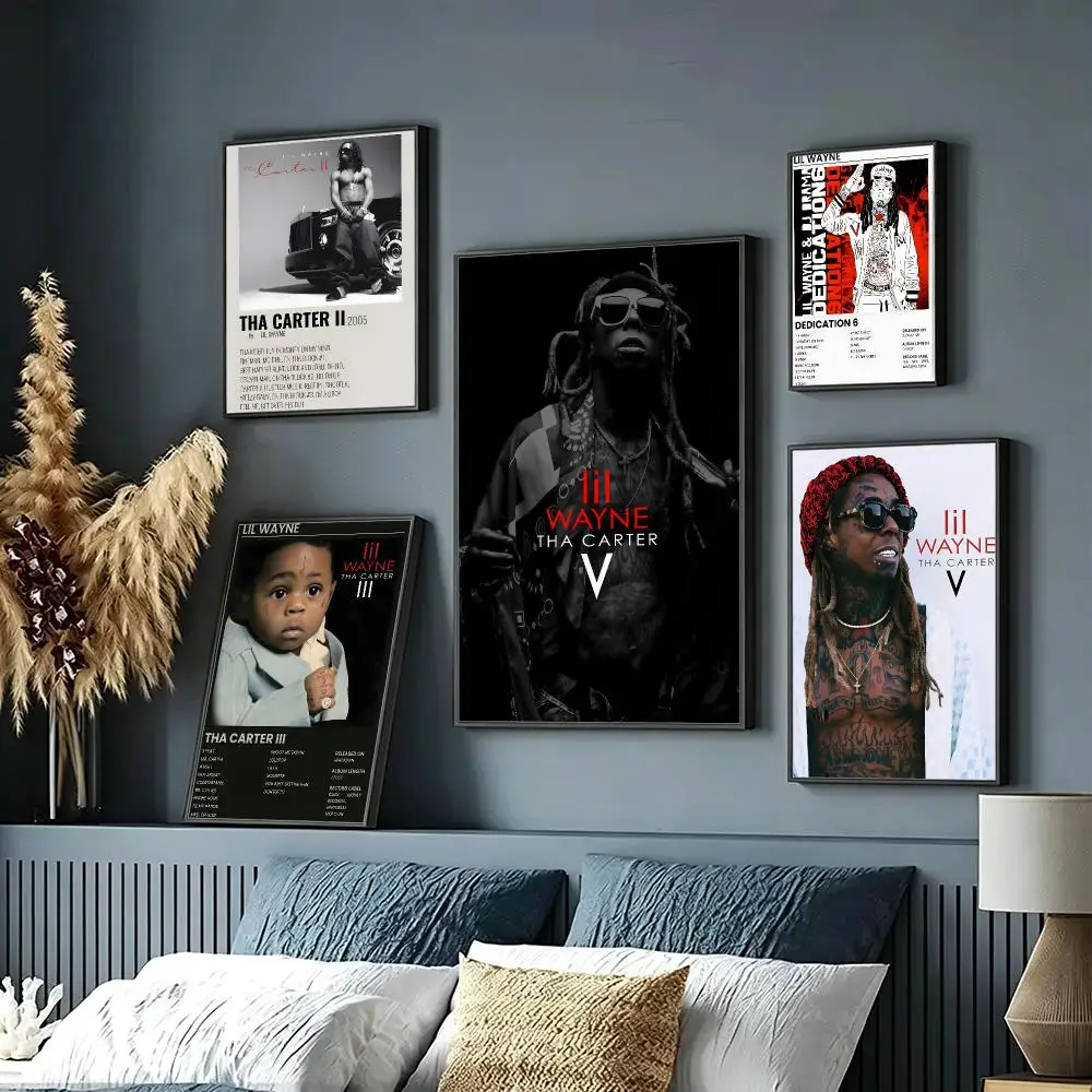 music Lil Wayne Poster HD Poster Sophisticated Modern Aesthetic Wall Art For Living Room Bedroom Office Cafe Decor